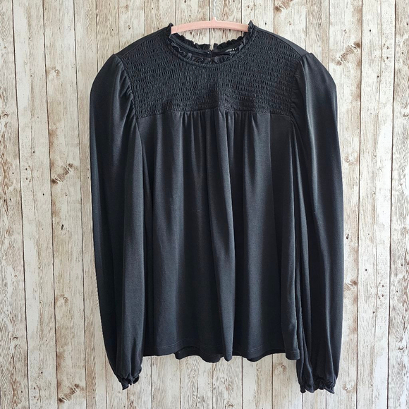 Women's Lucky Brand Blouse, M, Black - Picture 1 of 8